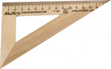 Треугольник 30° (160 мм, деревянный) обложка книги