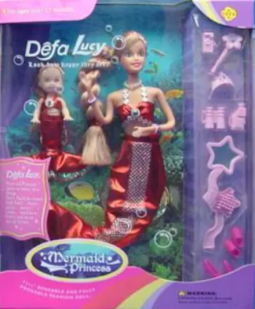 Кукла русалочка с аксессуарами (20978) обложка книги