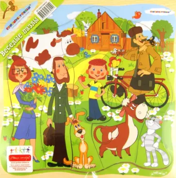 Пазл "Простоквашино" 9 деталей (GT5305) обложка книги