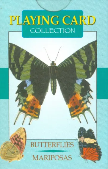 Игральные карты "Бабочки" обложка книги