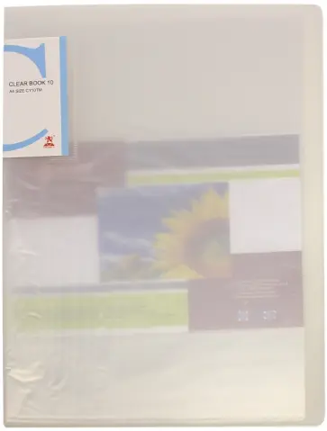 Папка на 10 файлов, А4 (CY10TM-W) обложка книги