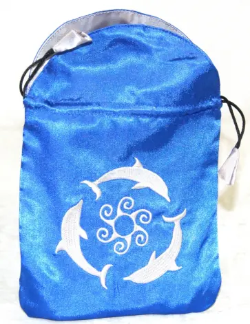 Мешочек для карт таро "Дельфины" (ВТ31) обложка книги