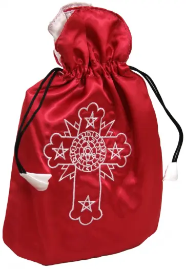 Мешочек для карт таро "Розенкрейцерский Крест" (ВТ24) обложка книги