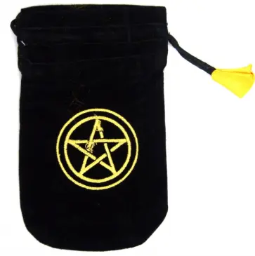 Мешочек для карт Таро "Пентакли" мини обложка книги