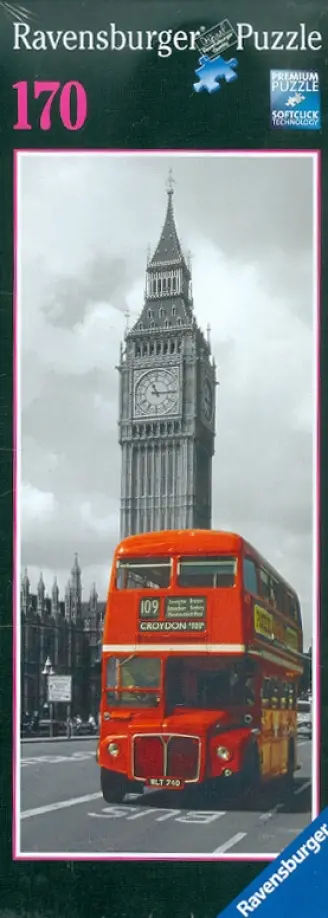 Пазл-170 "Автобус Лондона" (панорама) (151288) обложка книги