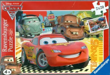 Пазл-2х20 Disney "Приключение: Тачки 2" (091690) обложка книги