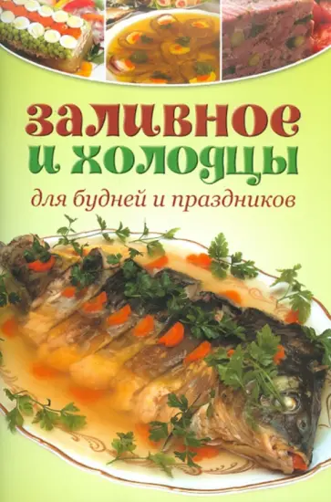 Заливное и холодцы для будней и праздников обложка книги