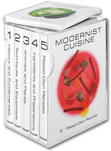 Modernist Cuisine в 6 томах обложка книги