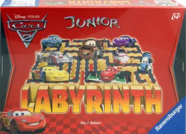 Max Kobbert - Настольная игра Лабиринт Джуниор Тачки (221523) обложка книги
