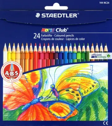 Карандаши цветные "Noris Club", 24 цвета (144 NC24) обложка книги