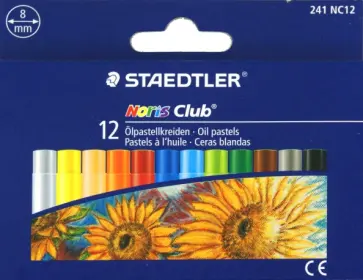 Пастель масляная "Noris Club" (12 цветов) (241 NC12) обложка книги