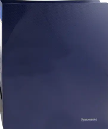 Папка на кольцах "Диагональ" (4 кольца, 40 мм, темно-синяя) (221350) обложка книги