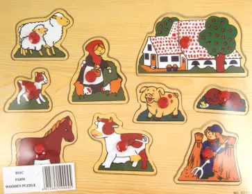 Пазл деревянный "Окружающий мир" обложка книги