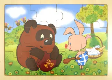 Пазлы в рамке 12 деталей "Винни Пух" (8048 WP) обложка книги