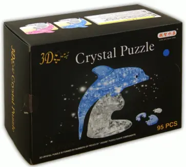 Головоломка 3D Crystal Puzzle "Дельфин" XL (HJ031147) обложка книги
