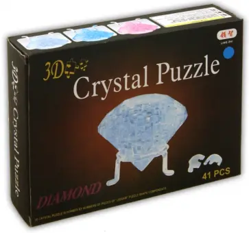 Головоломка 3D Crystal Puzzle "Бриллиант" L (HJ027160) обложка книги