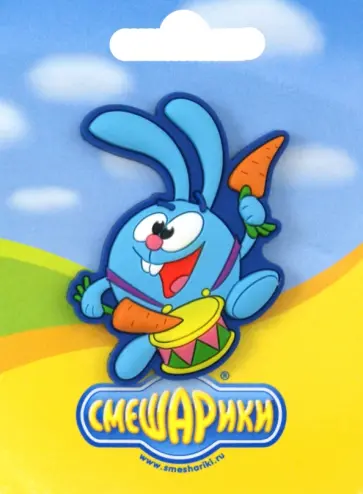 Значок "Крош с барабаном. Смешарики" (FL-PIN-01) обложка книги