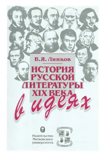 Владимир Линков - История русской литературы XIX века в идеях обложка книги
