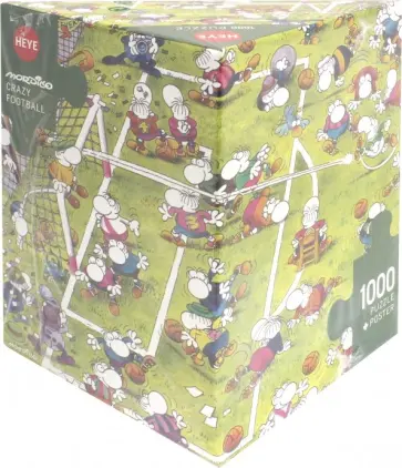 Puzzle-1000 "Сумасшедший футбол" Mordillo (29091) обложка книги