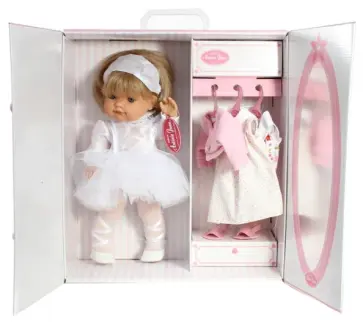 Кукла "Франциска" балерина с гардеробом, 38 см (2039W) обложка книги