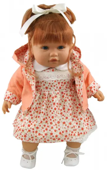 Кукла "Вероника" в оранжевом, 35 см (1020O) обложка книги