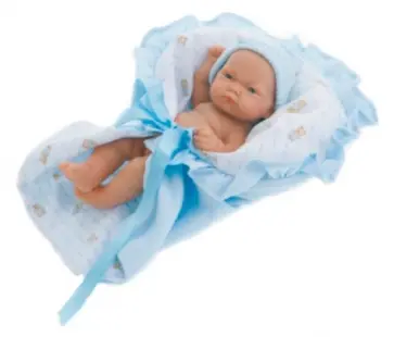 Кукла-младенец "Лео" в голубом, 26 см (4050M) обложка книги