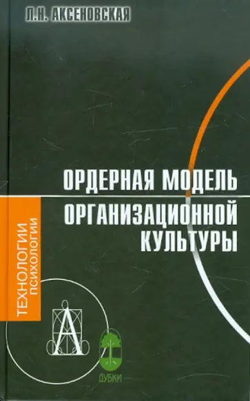 Людмила Аксеновская - Ордерная модель организационной культуры обложка книги