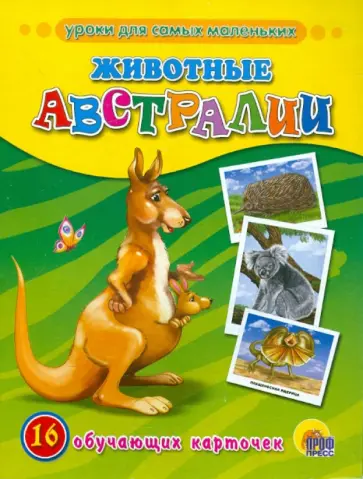 Животные Австралии (16 карточек) Животные Австралии (16 карточек) обложка книги