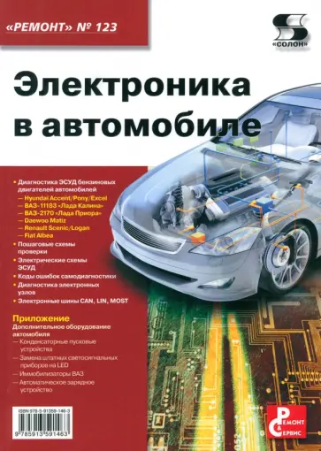 Электроника в автомобиле. Выпуск №123 обложка книги