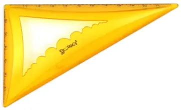 Угольник "Colorful" 60°/120мм, объемный (540093) обложка книги