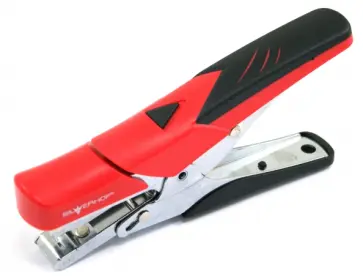 Плаер-степлер №10 на 20 листов, красно-черный (401013-28) обложка книги