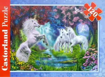 Puzzle-120 "Единороги" в ассортименте (A-12022-J) обложка книги