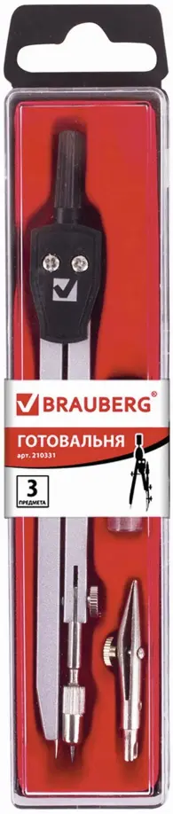 Готовальня Student, 3 предмета, пенал обложка книги