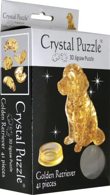 3D головоломка "Золотой ретривер" обложка книги