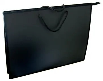 Папка для рисунков и чертежей, А3, черная обложка книги