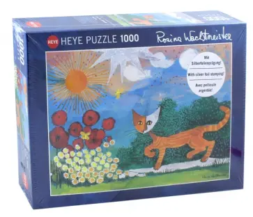 Puzzle-1000 "Ромашки, Wachtmeister" (29448) обложка книги