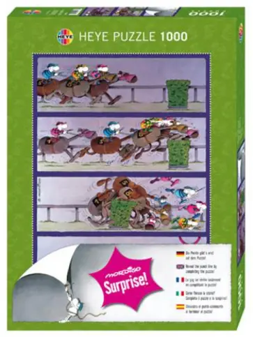 Puzzle-1000 "Сюрприз-Скачки" (29173) обложка книги