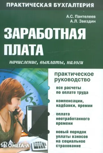 Пантелеев, Звездин - Заработная плата: начисление, выплаты, налоги обложка книги