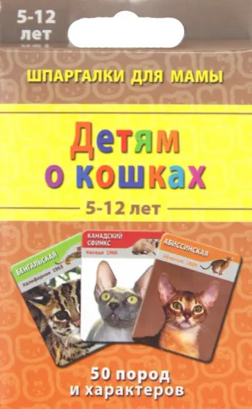 Детям о кошках 5-12 лет обложка книги