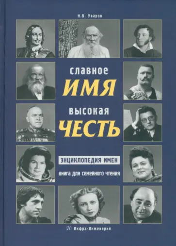 Николай Уваров - Славное имя - высокая честь. Энциклопедия имен, книга для семейного чтения обложка книги