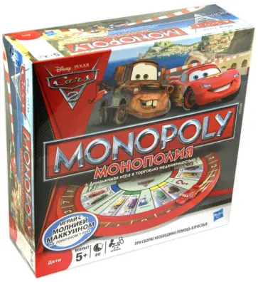 Игра "Монополия - Тачки 2" (27810Н) обложка книги