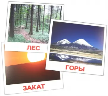Носова, Епанова - Комплект карточек "Природа" 16,5х19,5 см. обложка книги