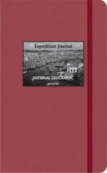 Книга для записей на резинке "Сингапур", (60507) обложка книги