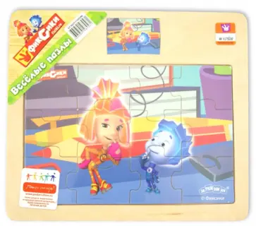 Пазл "Фиксики", дерево (GT5657) обложка книги