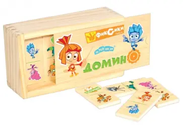 Домино "Фиксики", дерево (GT5655) обложка книги