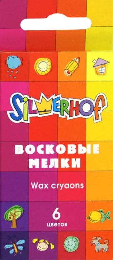 Мелки восковые "EMOTIONS" 6 цветов (884024-06) обложка книги