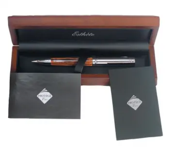 Ручка шариковая "Protege", цвет корпуса муарово-коричневый (28-9143 B27) обложка книги