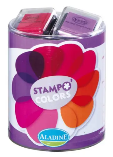 Набор из 10 штемпельных подушечек "Флор" (03319) обложка книги