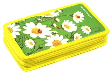 Пенал двухсекционный "Ромашки" (850633) обложка книги