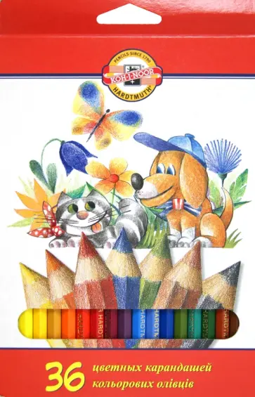 Карандаши цветные, 36 цветов (3585) Карандаши цветные, 36 цветов (3585) обложка книги